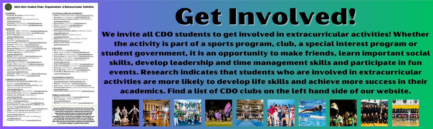 Get Involved at CDO